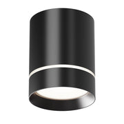 Plafoniera LED Maytoni Orlo nera 9W 4000K alluminio