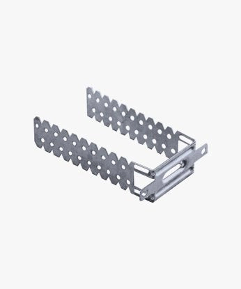 STAFFA UNIVERSALE PER PROFILI A PARETE 50 mm - Spess. 0,8 mm - 100 pezzi- AKIFIX