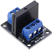 Modulo di Relais a 5V - Alto Livello Relais a Stato Solido - 1 Canale Modulo SSR - Elettronica - Controllo - Adatto per Progetti - Compacto