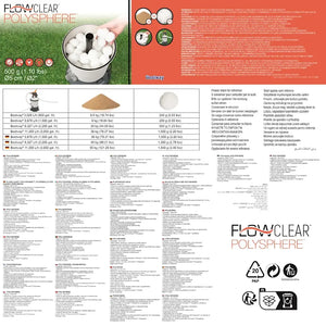 Bestway Sfere Filtranti in Polisfera Flowclear 500 g 58475 91248