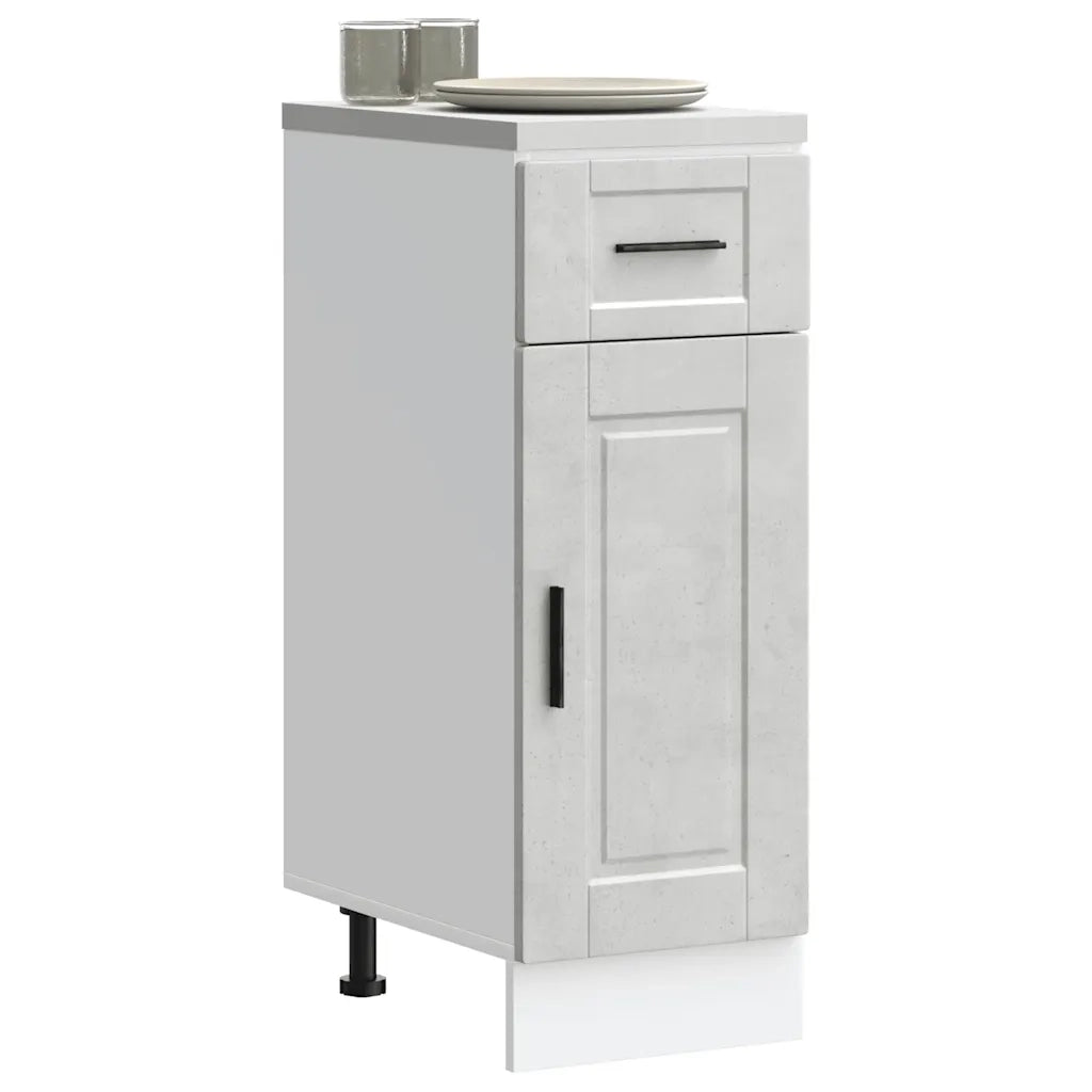 Base da Cucina Porto Grigio Cemento in Legno Multistrato 853941