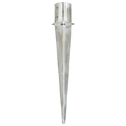 Picchetti di Terra 6 pz Argento 12x91 cm in Acciaio Zincato CFW2950814