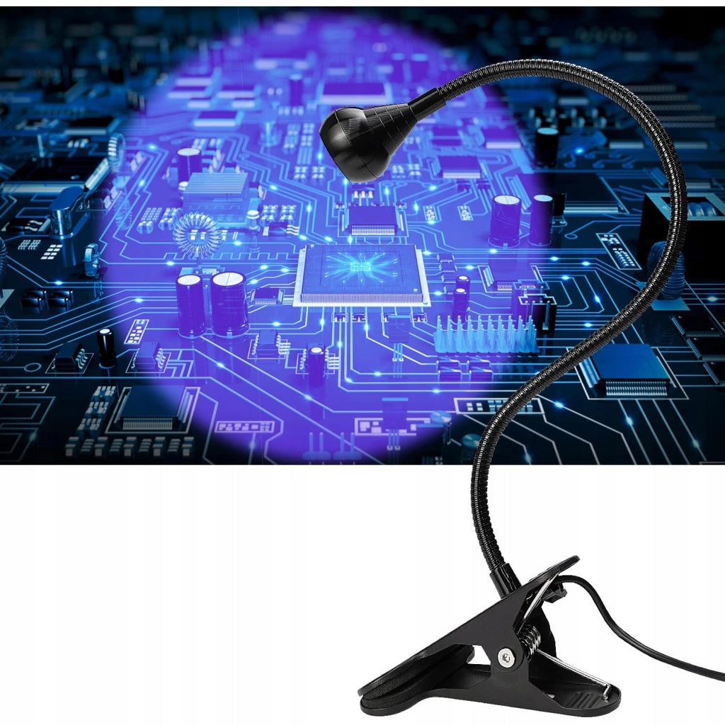 Lampada UV 3W per Indurimento Soldermask – Alimentazione USB 5V | Lunghezza d'Onda 395-405nm