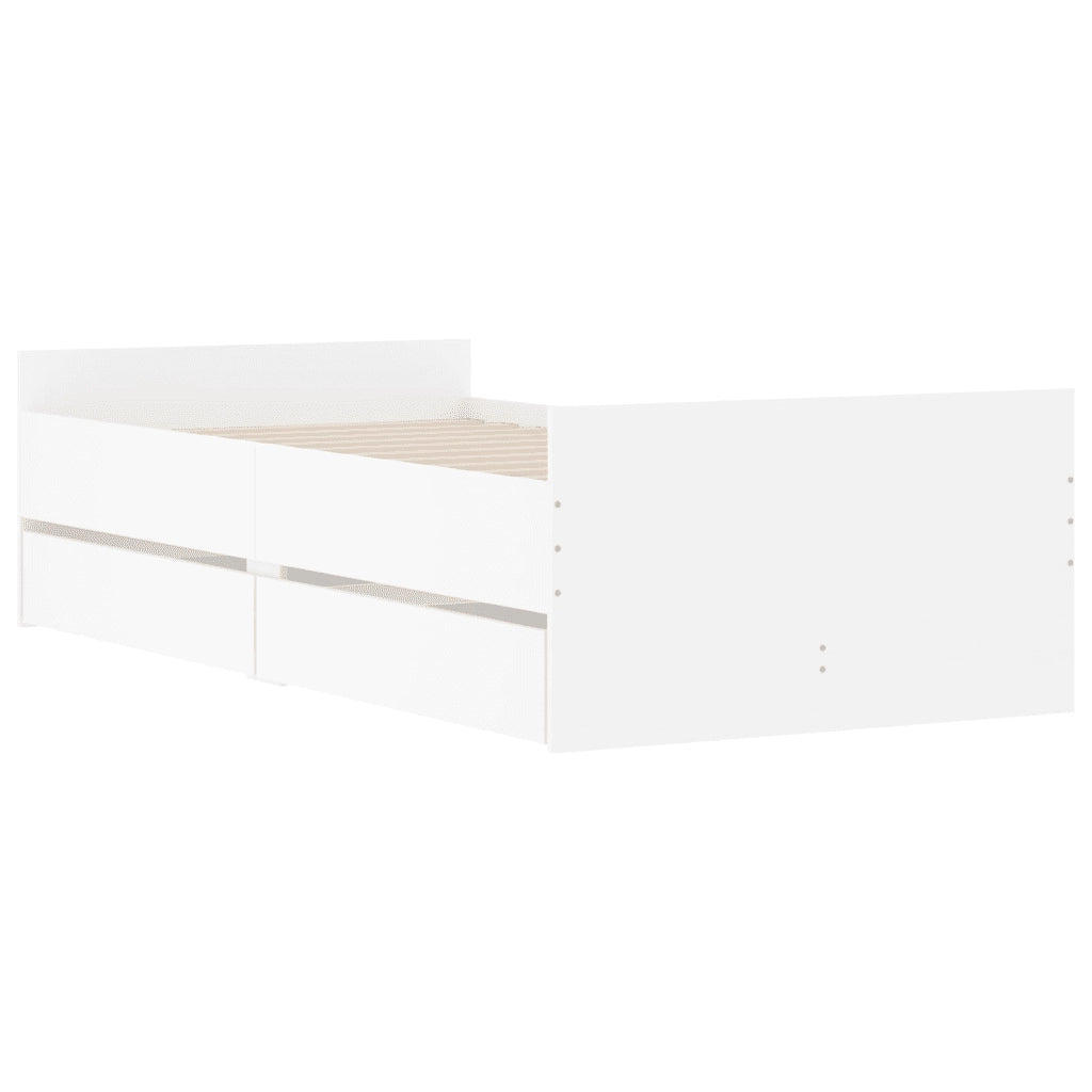 Giroletto con Cassetti Bianco 100x200 cm 3207364
