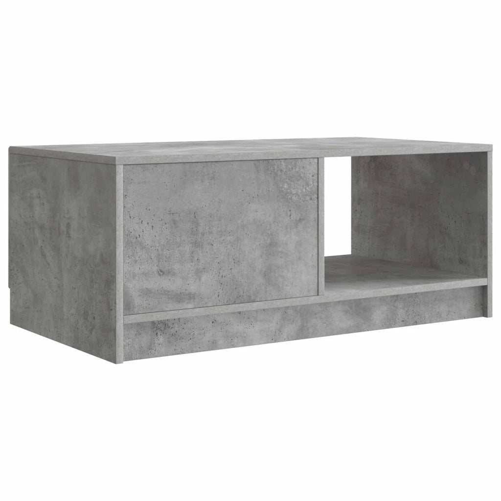 Tavolino da salotto Grigio Cemento 90 x 50 x 37 cm