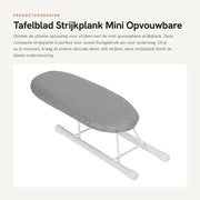 Piastra da stirare mini - ripiegabile - antiscivolo - asciugabile - trasportabile - supporto stabile per stiratura