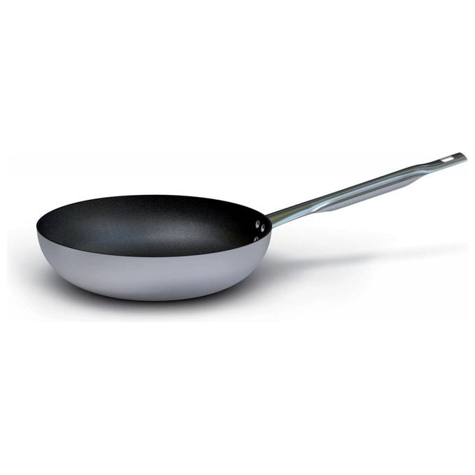 Ballarini 513036 Serie 2000 Padella Svasata Alta Diametro 36 cm Altezza 8 cm Antiaderente Kerastone Pro Adatta Forno Fino a 250°C colore Argento