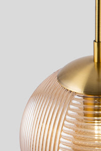 Lampada pendente Pendant in Metallo Lumina Ottone