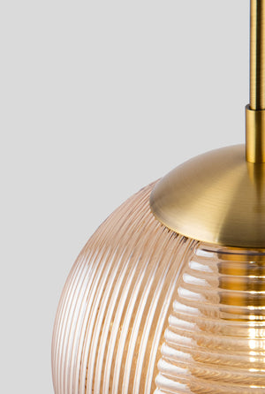 Lampada pendente Pendant in Metallo Lumina Ottone