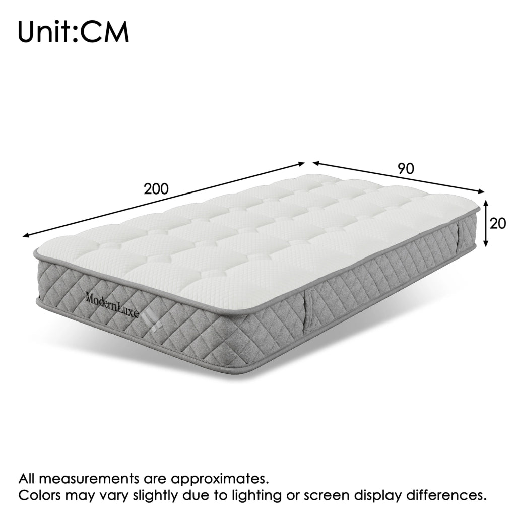 Letto imbottito 90x200 cm con rete a doghe e testiera in velluto verde scuro