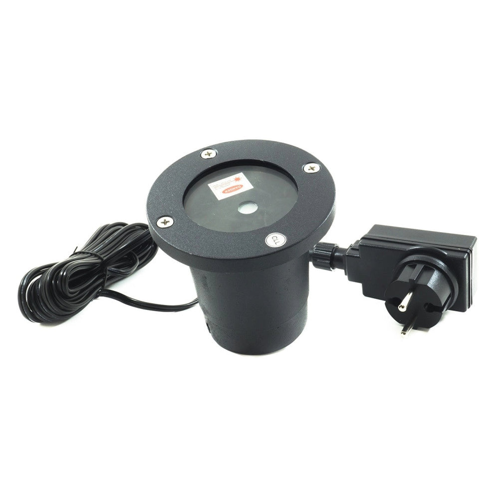 Trade Shop - Proiettore Luci Laser Da Esterno Su Picchetto Fantasia Punti Giardino Discoteca -