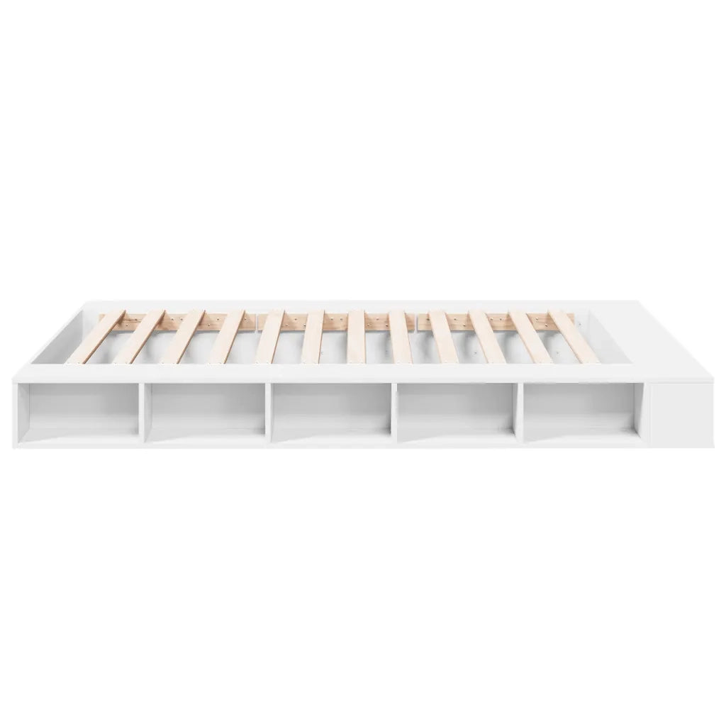Giroletto-Struttura Letto Bianco 150x200 cm in Legno Multistrato 893261