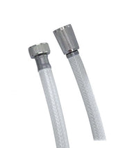 Tubo FLESSIBILE in PVC 1/2FF 120cm  ANTITORSIONE Bianco
