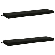 Cuscini per Panchina a 2 Pezzi SOEST 2 pz 100% Poliestere Nero 949807