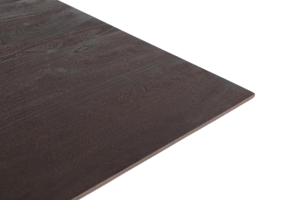 Tavolo da pranzo rettangolare in legno di mango wengé 180 cm