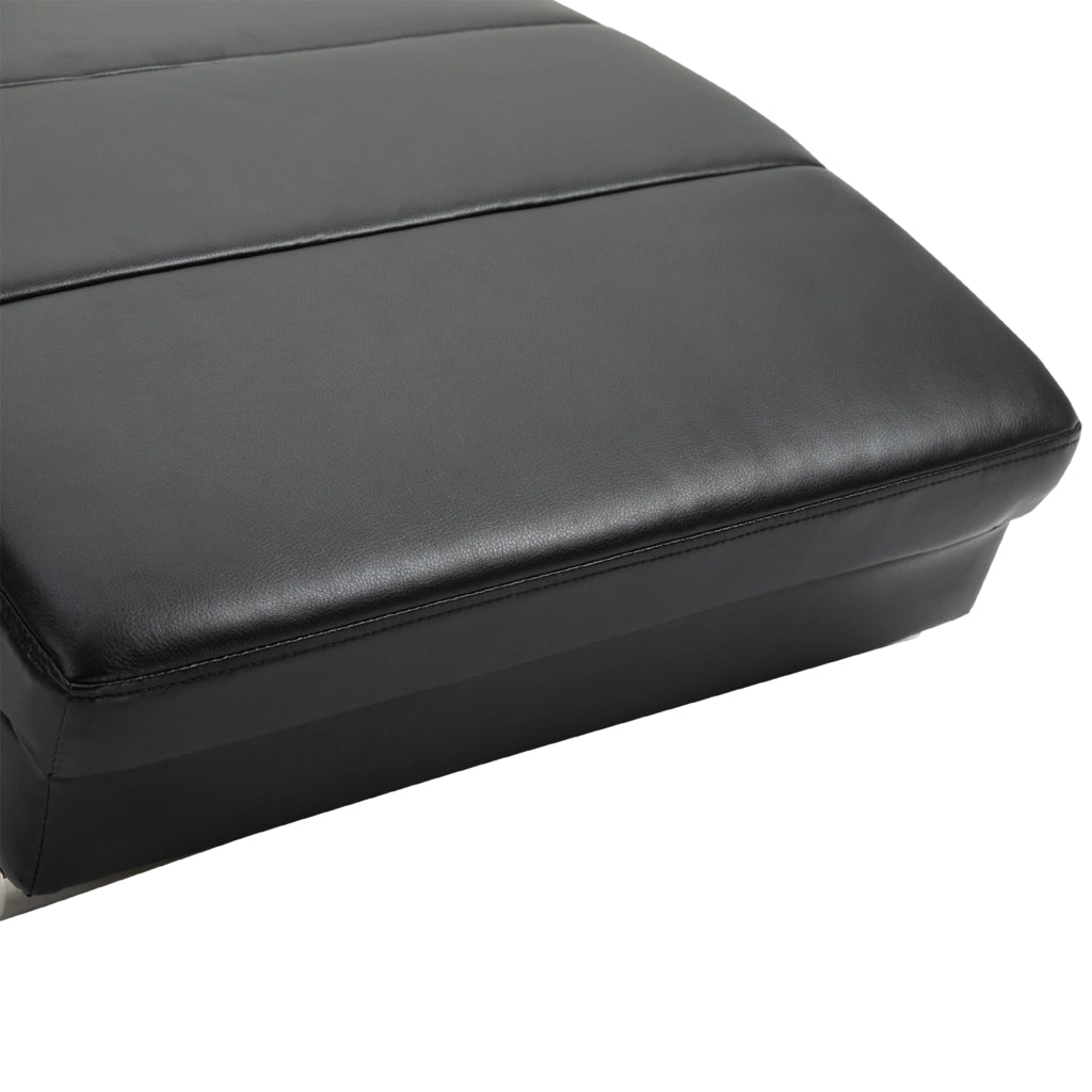 Poltrona Relax Elettrica Massaggiante ¨C Xylo ¨C Reclinabile con Poggiapiedi Zero-G Similpelle Nera