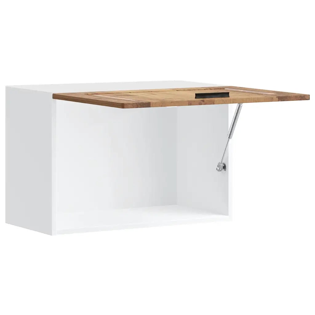 vidaXL Pensile da Cucina Porto Legno Vecchio in Legno Multistrato