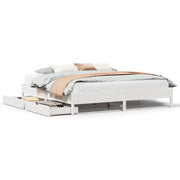 Letto matrimoniale | Letto per adulti | Letto senza Materasso Bianco 180x200 cm Legno Massello di Pino