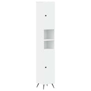 Armadio da Bagno con Ripiano Aperto BREDA Bianco 897475