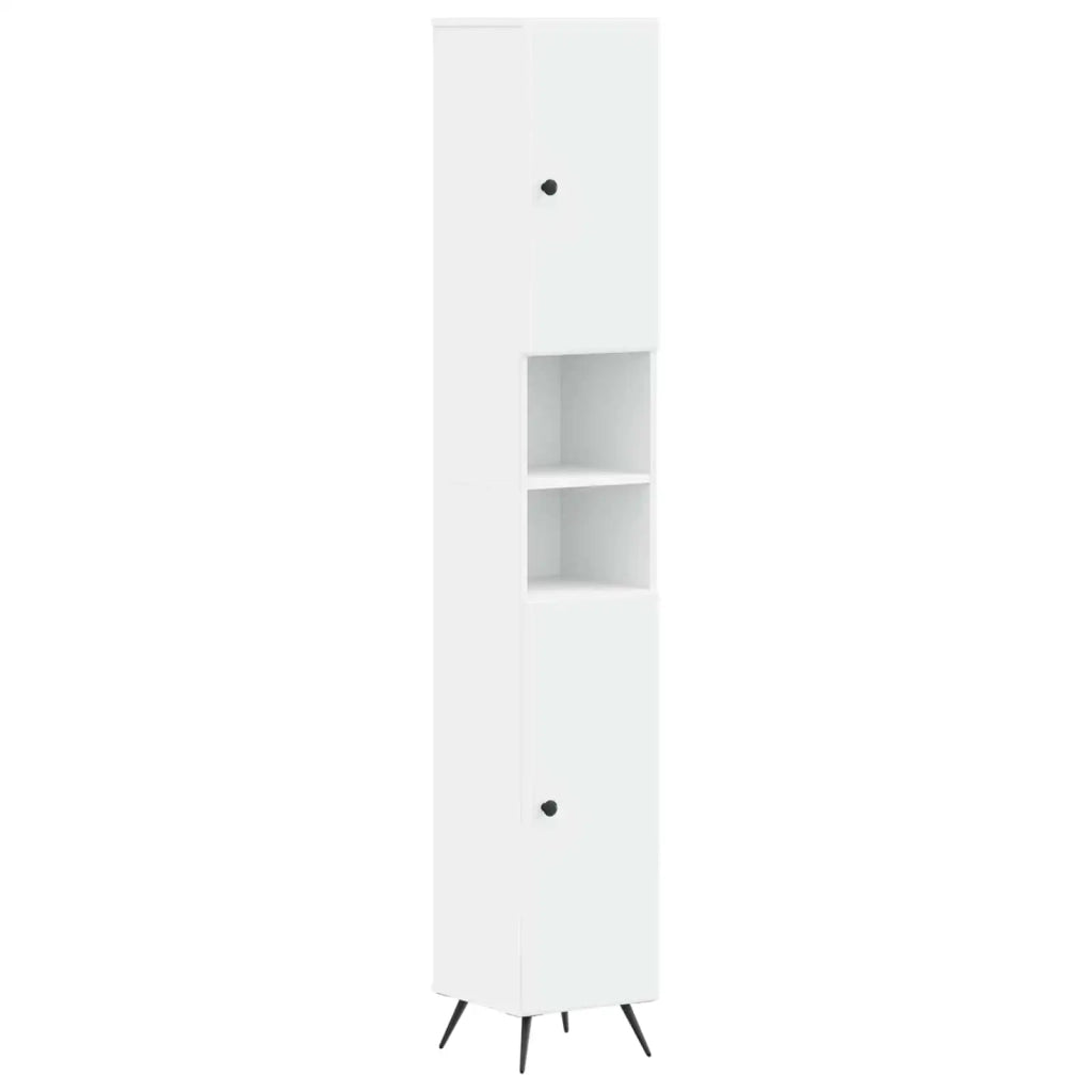 Armadio da Bagno con Ripiano Aperto BREDA Bianco 897475
