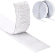 Tira Rapida a Selfadesivo 8M Poliestere Bianco - Nastro Resistente alla Lacerazione in Nylon per Bambini