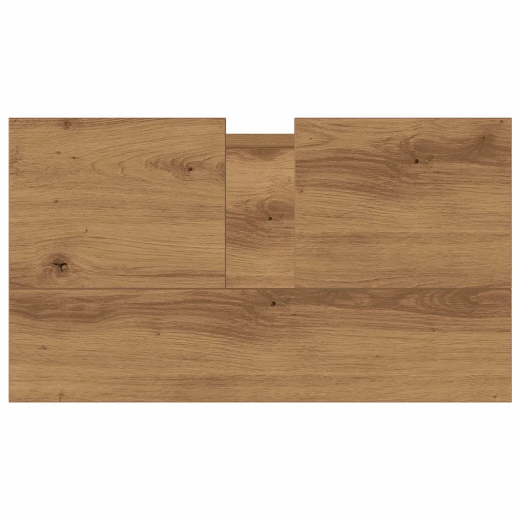 Mobile da Bagno Rovere Artigianale 58x33x60 cm in Truciolato 857218