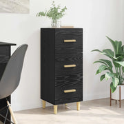 Credenza Rovere nero 34.5 x 34 x 90 cm Legno multistrato 880936