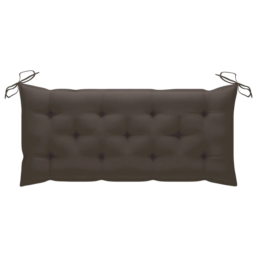 Panca da Giardino con Cuscino 120 cm in Massello di Acacia 3063791