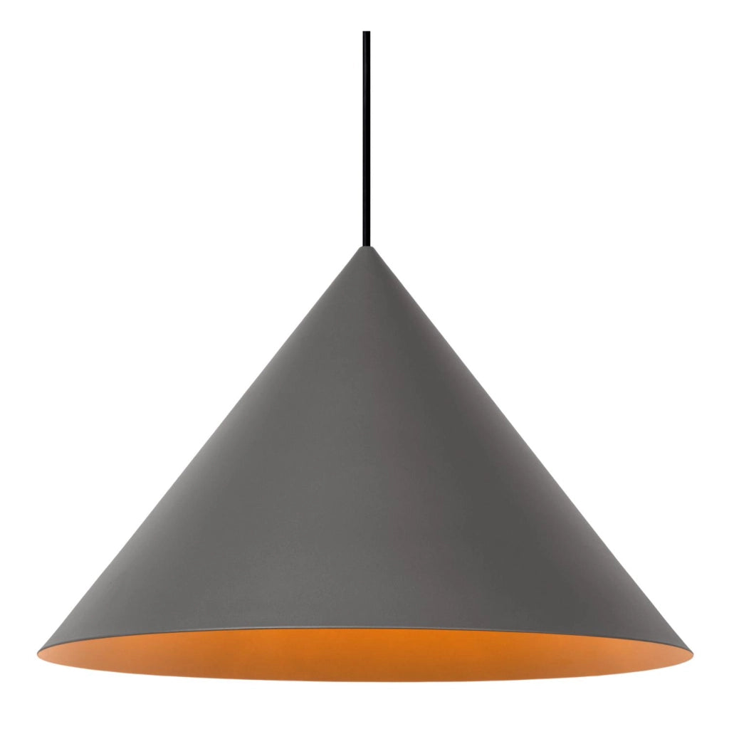 Lampada sospesa SPITZE 3xE27 grigio nero Lucide
