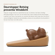 Stopper per porta decorativo con animale - Antiscivolo - Eterno chiuso - Impermeabile - Materiale PVC morbido - Per uso domestico/ufficiale - Stopper per porta