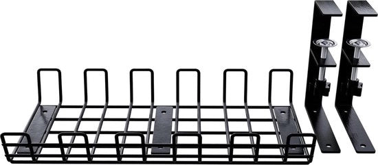 Organizzatore di cavi per sotto scrivania - Gavetta per la gestione dei cavi e l'accessorio da ufficio sotto scrivania, Organizzatore di cavi per ufficio domestico - Accessorio essenziale per pc, Organizzatore di cavi per ufficio casa.