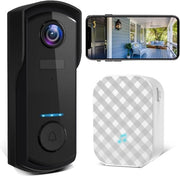 Deurbel video senza abbonamento - Deurbel con camera - Deurbel video senza fili - Sicurezza della casa - Deurbel con app - Deurbel intelligente - Nessi costi mensili - Camera di sicurezza - Deurbel WiFi - Per smartphone e tablet