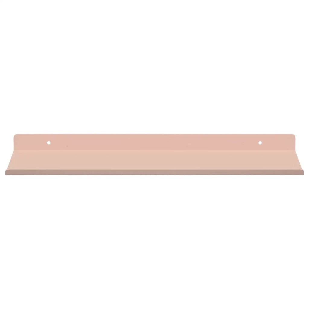 Mensola sospesa 2 pcs Rosa 40 x 18 x 2,5 cm Acciaio