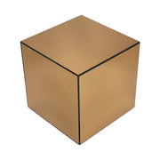 Tavolo cubico a specchio, tavolino da divano, ambre