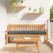 Cuscino per pallet Antracite 180 x 40 x 8 cm Tessuto Oxford 42001668