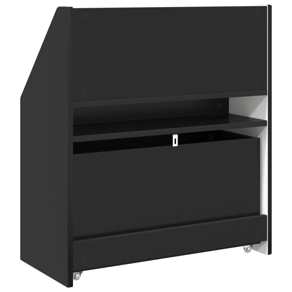 Libreria per Bambini Nero 60 x 29,5 x 69 cm Legno multistrato 892390