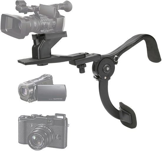 Supporto per la ripresa con rig di spalla per video professionale - imbottitura di spalla - leggero - stabilizzatore - regolabile
