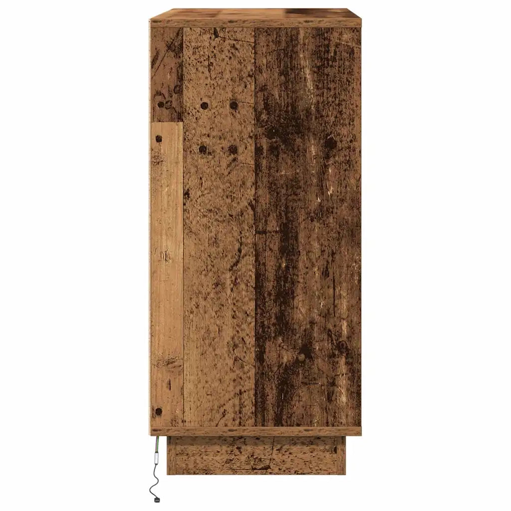 Credenza | Madia LED per Legno antico 71 x 34,5 x 75 cm Legno multistrato