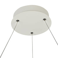 Lampada pendente Modern in Metallo Nola Bianco