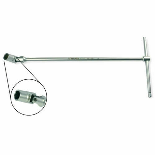 CHIAVE A T DOPPIO SNODO CHIAVE A BUSSOLA CON TESTA SNODABILE MANIGLIA A T 10mm