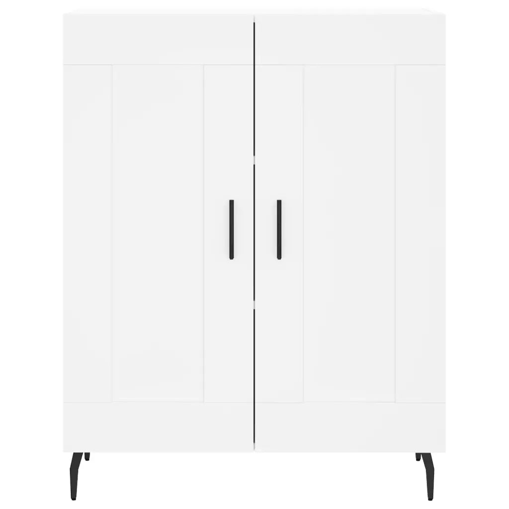 Credenza Bianca 69,5x34x180 cm in Legno Multistrato 3195803