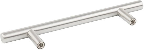 Set di maniglie a T per maniglie di mano da 20 - Acciaio inossidabile - 150mm di larghezza - 96mm di distanza tra i centri - Moderno - Adatto per cucine/porte - Maniglie per cucine