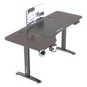 Scrivania Oxnard ad Altezza Regolabile con Sollevamento Elettrico - Effetto Noce pro.tec