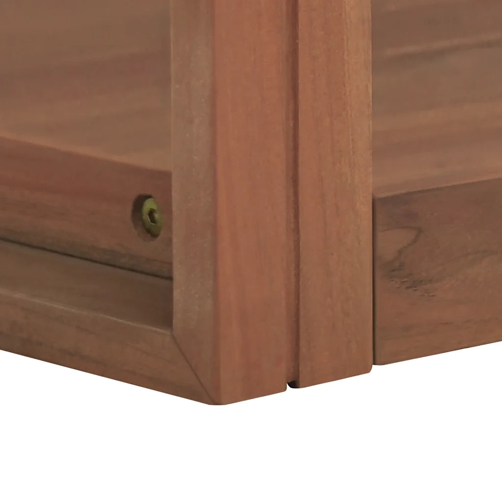 Mobile da Bagno a Parete 45x45x35 cm in Legno Massello di Teak