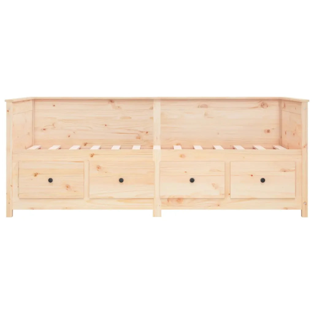 Dormeuse senza Materasso 90x190 cm in Legno Massello di Pino