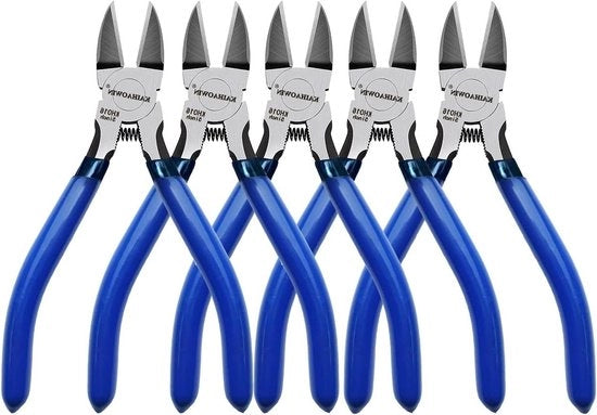 Taglierini a filo ultra affilati 5 pollici 5 pezzi - Taglierini a filo per precisione - Taglierini per fili per artigianato e creazione di gioielli