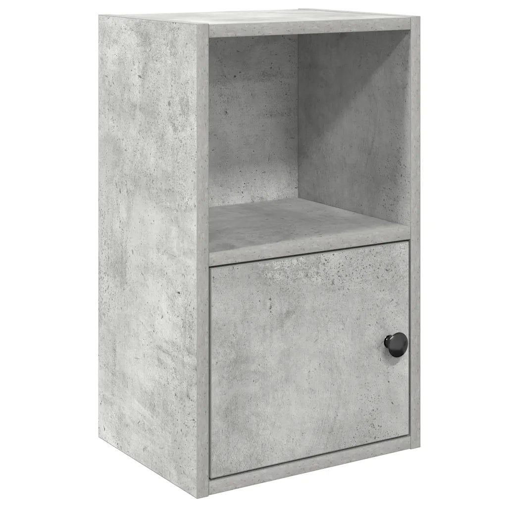 Libreria Grigio Cemento 31x24x52 cm in Legno Multistrato 860322