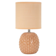 Ketchi, Lampada da Tavolo Necessaria 1 Lampadina, Rosa