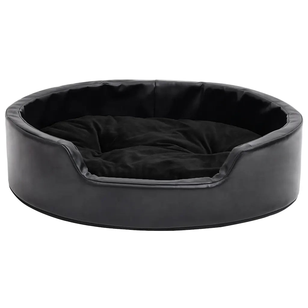 Lettino per Cani Nero 69x59x19 cm in Peluche e Similpelle CFW7734467