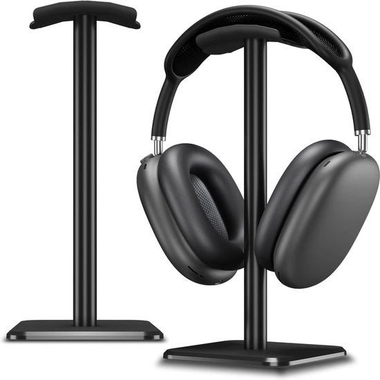 Supporto per cuffie standard - alloggiamento per cuffia universale - nero - base pesata